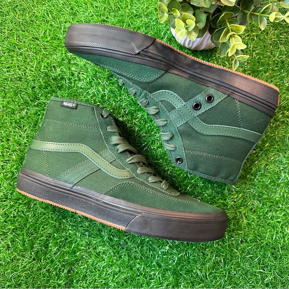 Vans Crocket High Dark Green / Black - Picture 7 of 9